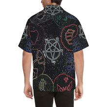 Load image into Gallery viewer, Dante&#39;s Inferno Glowing Hawaiian Shirt (Model T58)