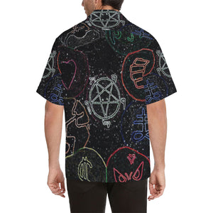 Dante's Inferno Glowing Hawaiian Shirt (Model T58)