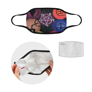 Dante's Inferno Mouth Mask in One Piece (2 Filters Included) (Model M02)