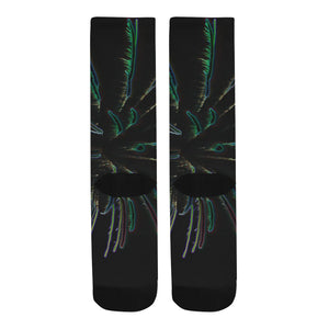 Fireworks Burst Glowing Trouser Socks (For Men)