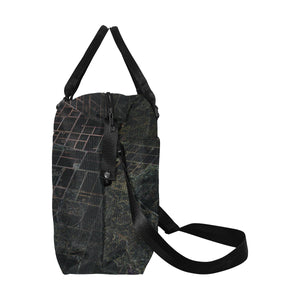 Patchwork Aerial Glowing Large Capacity Duffle Bag (Model 1715)