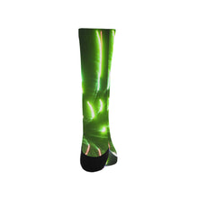 Load image into Gallery viewer, Fireworks Burst Green Trouser Socks (For Men)