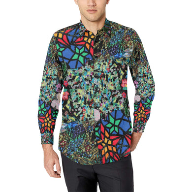 Holiday Paisley Men's All Over Print Casual Dress Shirt (Model T61)