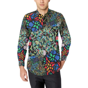 Holiday Paisley Men's All Over Print Casual Dress Shirt (Model T61)