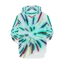 Load image into Gallery viewer, Fireworks Burst Negative All Over Print Hoodie for Women (USA Size) (Model H13)