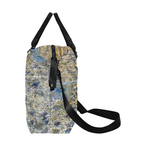 Jellyfish Blooms Blue Large Capacity Duffle Bag (Model 1715)