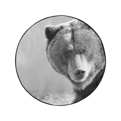 Big Bear Black and White 34 Inch Spare Tire Cover