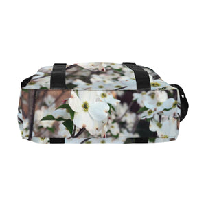 Arkansas Dogwood Flower Large Capacity Duffle Bag (Model 1715)