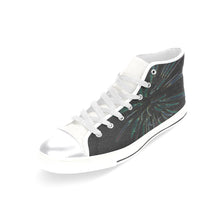 Load image into Gallery viewer, Fireworks Burst Glowing Women&#39;s Classic High Top Canvas Shoes (Model 017)