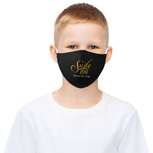 Load image into Gallery viewer, suite100black 3D Mouth Mask with Drawstring (Model M04)