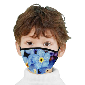 Forget Me Not Flower Mouth Mask