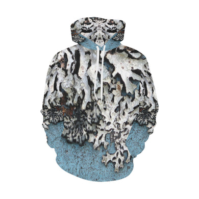 Moss All Over Print Hoodie for Men/Large Size (USA Size) (Model H13)