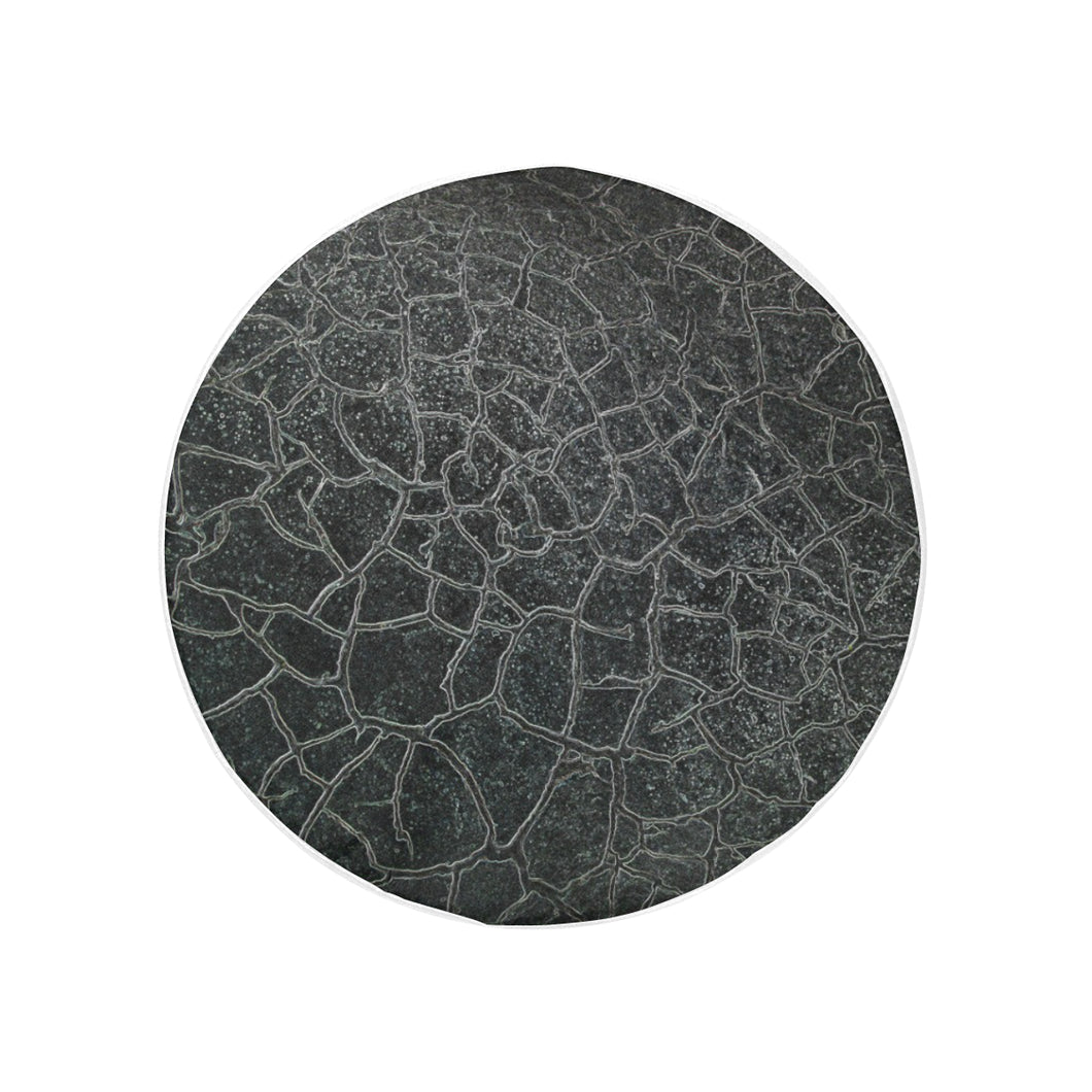Crackle Black 32 Inch Spare Tire Cover