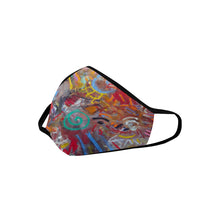Load image into Gallery viewer, Graffiti Abstract Mouth Mask in One Piece (2 Filters Included) (Model M02)