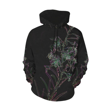 Fireweed Flower Glowing All Over Print Hoodie for Women (USA Size) (Model H13)