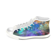 Load image into Gallery viewer, Splash of Color Negative Men’s Classic High Top Canvas Shoes (Model 017)