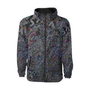 I Spy Paisley Glowing All Over Print Quilted Windbreaker for Men (Model H35)