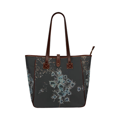 Fireworks Flower Glowing Classic Tote Bag (Model 1644)