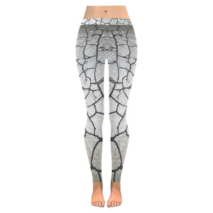 Crackle Low Rise Leggings (Invisible Stitch) (Model L05)