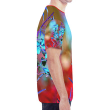 Load image into Gallery viewer, Fireweed Flower Blue New All Over Print T-shirt for Men (Model T45)