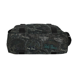 Painted Skulls Glowing Large Capacity Duffle Bag (Model 1715)