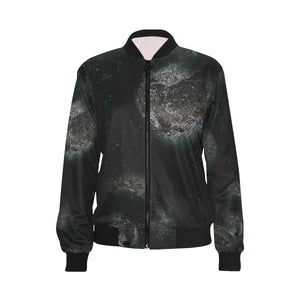 Puddle of Love Glowing All Over Print Bomber Jacket for Women (Model H36)