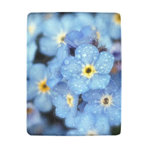 Forget Me Not Flower Ultra-Soft Micro Fleece Blanket 43''x56''