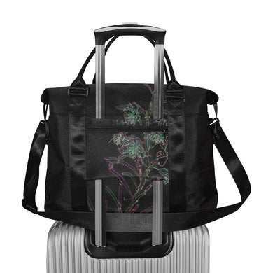 Fireweed Flower Glowing Large Capacity Duffle Bag (Model 1715)