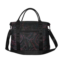 Load image into Gallery viewer, Rose Bouquet Flower Glowing Large Capacity Duffle Bag (Model 1715)