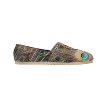 Load image into Gallery viewer, Peacock Feathers Unisex Classic Canvas Slip-On (Model 1206)