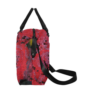 Rose Bouquet Flower Mosaic Large Capacity Duffle Bag (Model 1715)