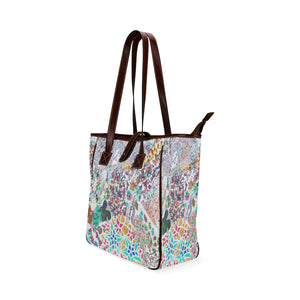 Holiday Paisley Negative Classic Tote Bag (Model 1644)