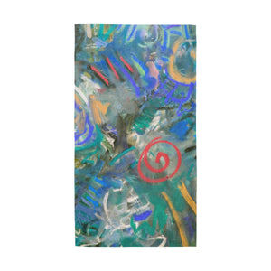Graffiti Abstract Blue Multifunctional Headwear