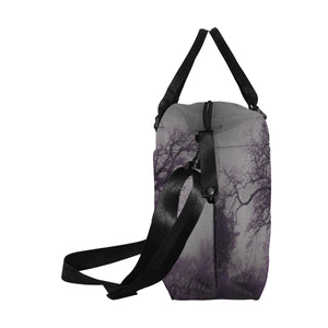 Spooky Tree Purple Large Capacity Duffle Bag (Model 1715)