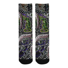 Load image into Gallery viewer, Complex Graffiti Glowing Trouser Socks (For Men)