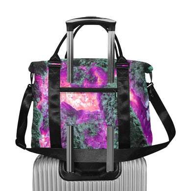 Molten Flames Magenta Large Capacity Duffle Bag (Model 1715)