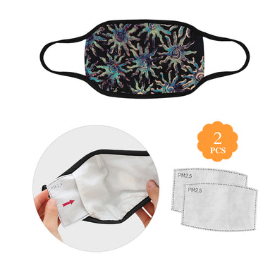 Sunny Turquoise Mouth Mask (2 Filters Included)