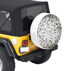 Crackle Mosaic 30 Inch Spare Tire Cover
