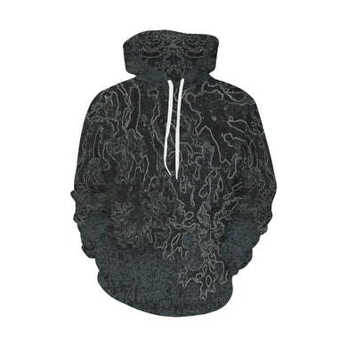 Moss Glowing All Over Print Hoodie for Men/Large Size (USA Size) (Model H13)
