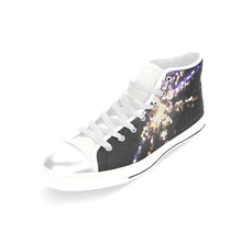 Load image into Gallery viewer, Fireworks Star Mosaic Women&#39;s Classic High Top Canvas Shoes (Model 017)