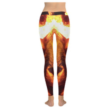 Load image into Gallery viewer, Sea of Flames Low Rise Leggings (Invisible Stitch) (Model L05)