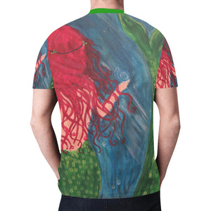 MMZ Mermaid New All Over Print T-shirt for Men (Model T45)