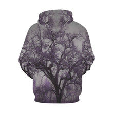 Load image into Gallery viewer, Spooky Tree Purple All Over Print Hoodie for Men/Large Size (USA Size) (Model H13)