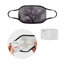 Load image into Gallery viewer, Spooky Tree Purple Mouth Mask in One Piece (2 Filters Included) (Model M02)
