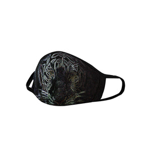 White Tiger Glowing Mouth Mask