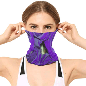 Rose Bouquet Flower Purple Multifunctional Headwear