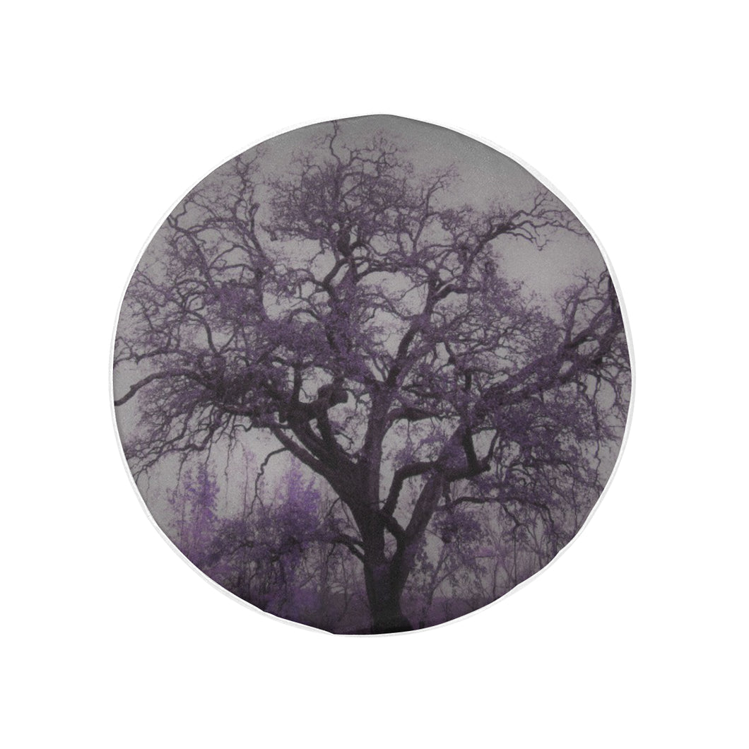 Spooky Tree Purple 32 Inch Spare Tire Cover