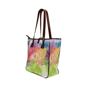 Splash of Color Mosaic Classic Tote Bag (Model 1644)