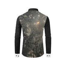 Load image into Gallery viewer, Fireworks Black and Negative Men&#39;s All Over Print Casual Dress Shirt (Model T61)