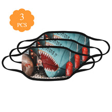 Load image into Gallery viewer, Jaws Mouth Mask (Pack of 3)